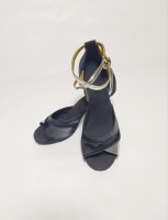 Černo-stříbrné otevřené